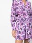 IRO Mini-jurk met bloemenprint Paars - Thumbnail 5