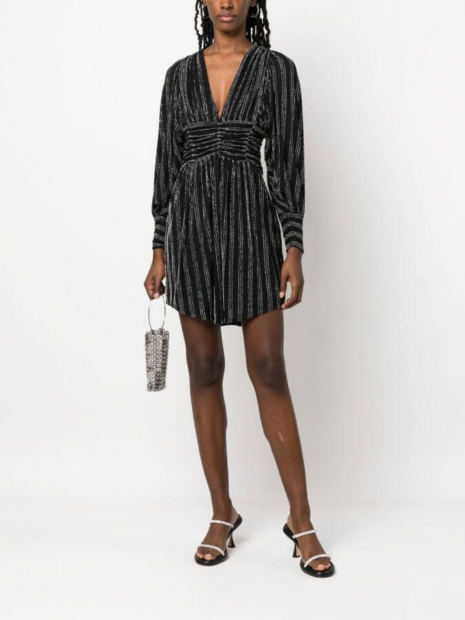 IRO Metallic jurk Zwart