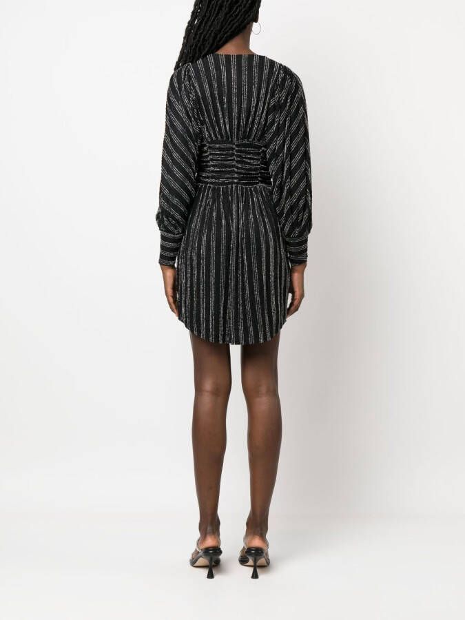 IRO Metallic jurk Zwart
