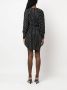 IRO Metallic jurk Zwart - Thumbnail 4