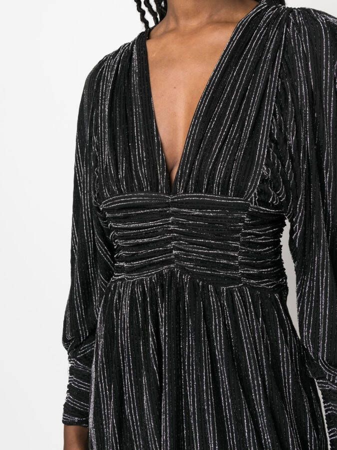 IRO Metallic jurk Zwart