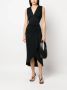 IRO Midi-jurk met gesmockt detail Zwart - Thumbnail 2