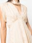 IRO Mini-jurk met asymmetrische afwerking Beige - Thumbnail 5