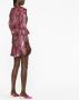 IRO Mini-jurk met print Roze - Thumbnail 3