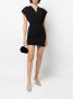 IRO Mini-jurk met V-hals Zwart - Thumbnail 1