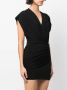 IRO Mini-jurk met V-hals Zwart - Thumbnail 2