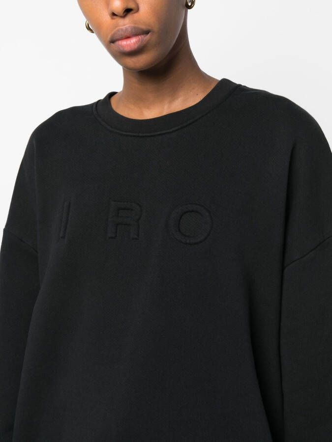 IRO Intarsia sweater Zwart