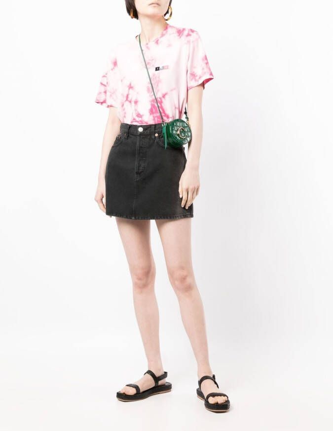 IRO T-shirt met logopatch Roze