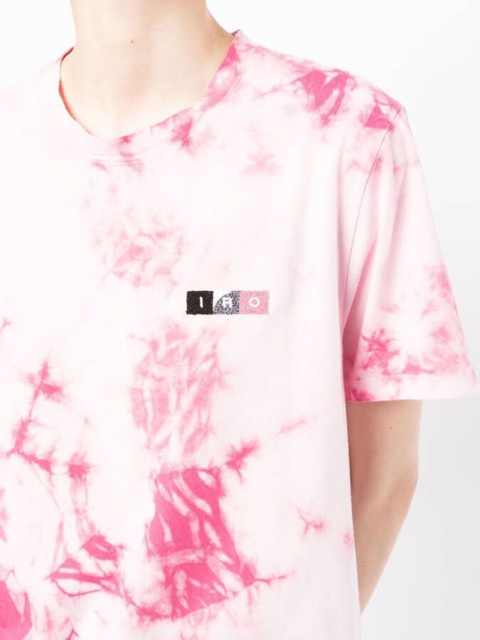 IRO T-shirt met logopatch Roze