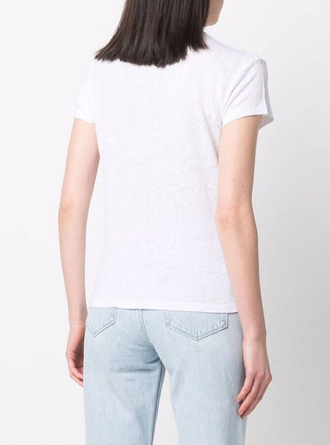 IRO T-shirt met ronde hals Wit