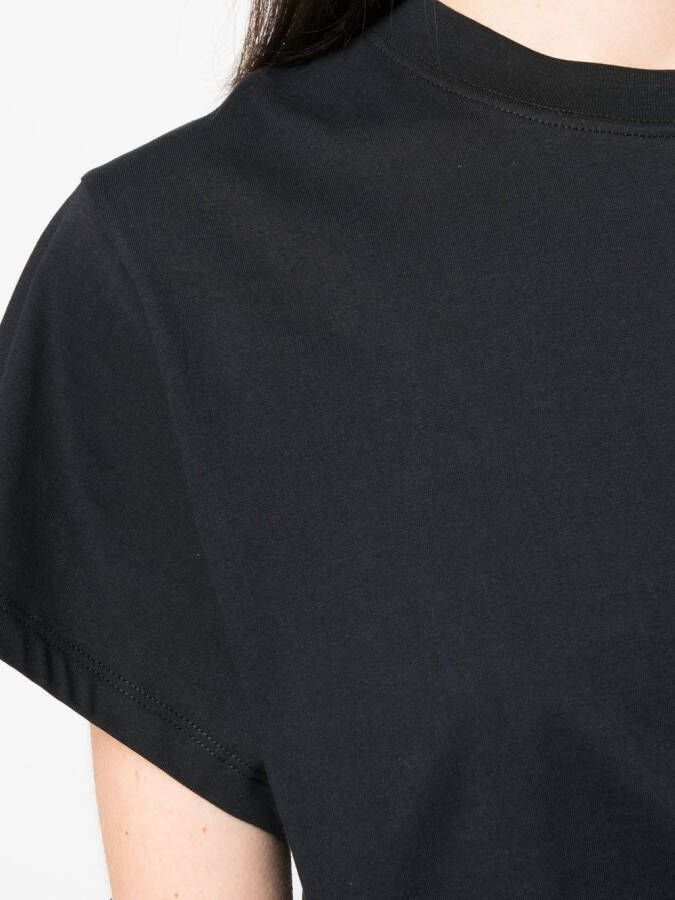 IRO T-shirt met ronde hals Zwart