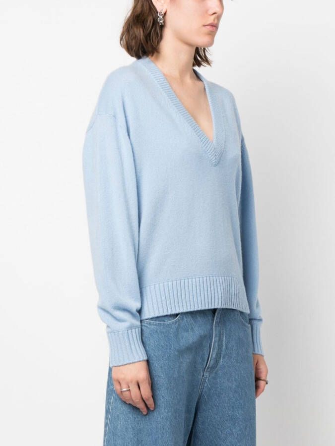 IRO Trui met V-hals Blauw