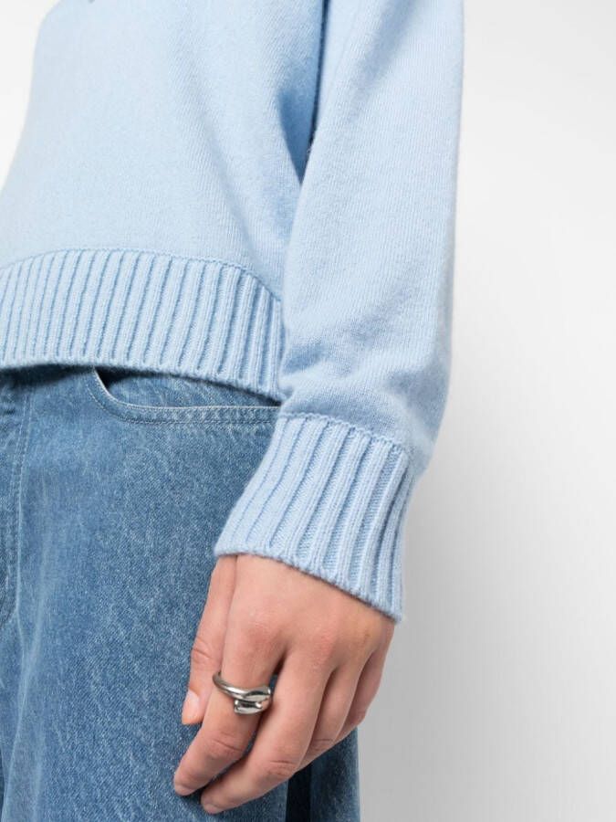 IRO Trui met V-hals Blauw