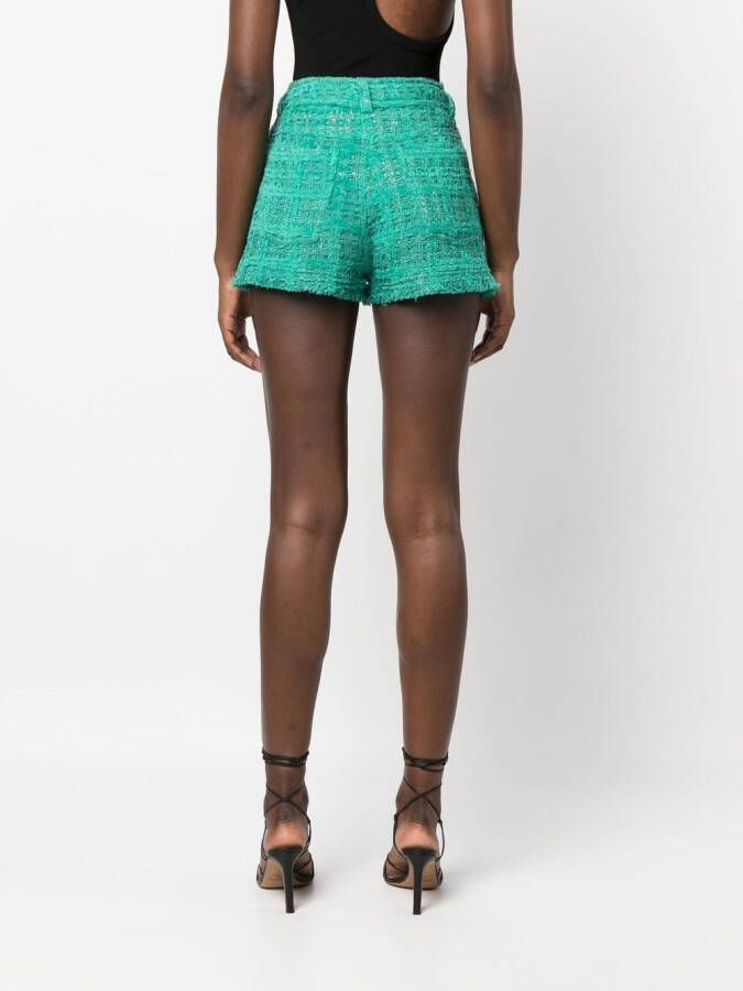 IRO Tweed shorts Groen