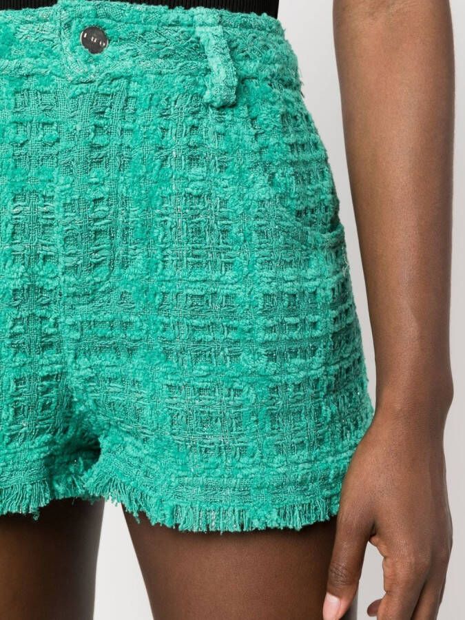 IRO Tweed shorts Groen