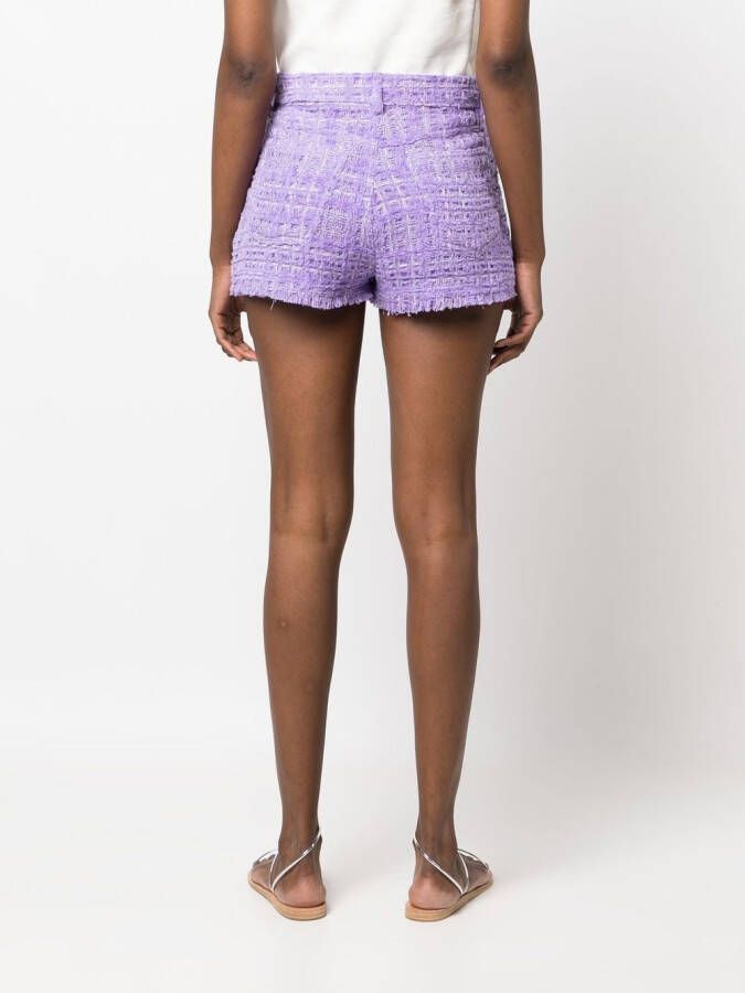 IRO Tweed shorts Paars