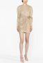 IRO Mini-jurk met strikdetail Goud - Thumbnail 2