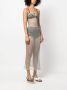 Isa Boulder Strapless jurk Zilver - Thumbnail 3