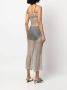 Isa Boulder Strapless jurk Zilver - Thumbnail 4