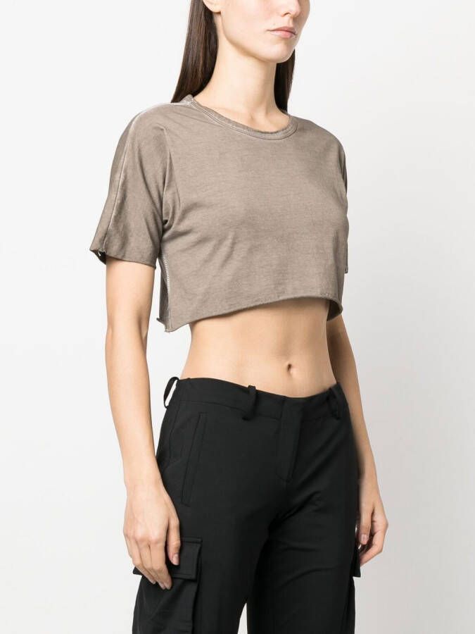 Isaac Sellam Experience Cropped T-shirt Beige