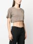 Isaac Sellam Experience Cropped T-shirt Beige - Thumbnail 3