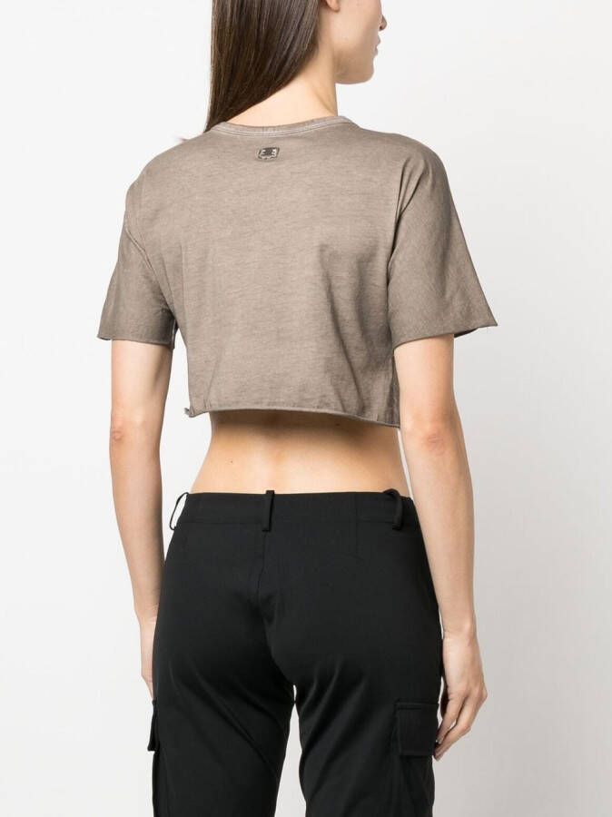 Isaac Sellam Experience Cropped T-shirt Beige