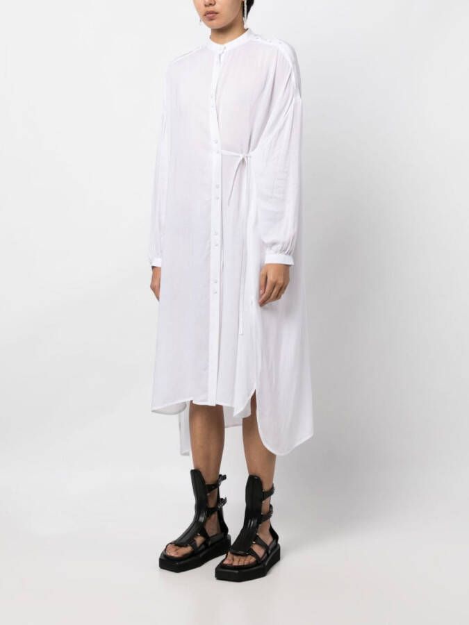 Isabel Benenato Midi-jurk Wit