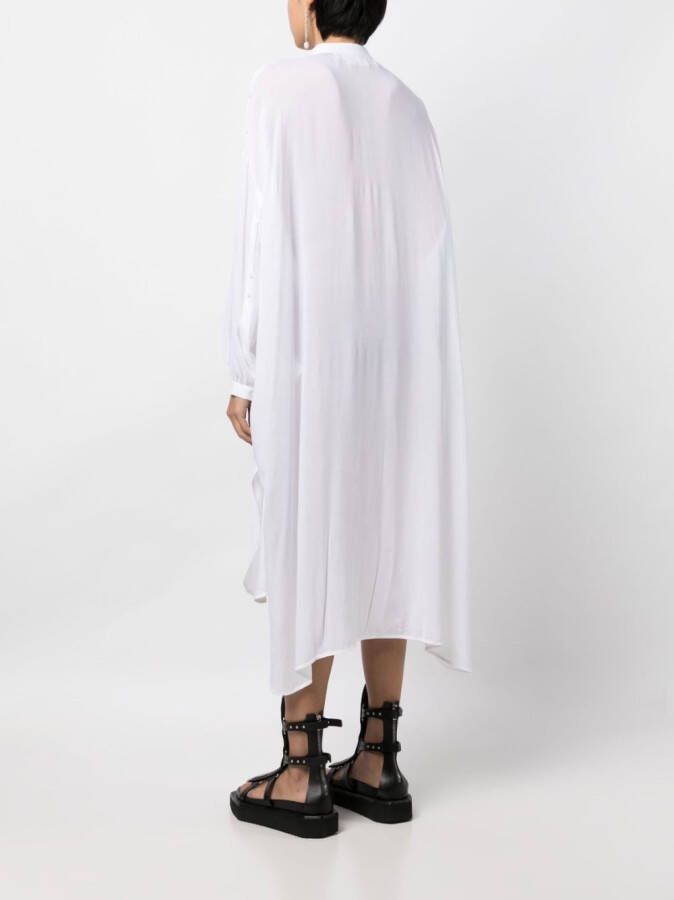 Isabel Benenato Midi-jurk Wit