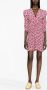 ISABEL MARANT Mini-jurk met ruches Roze - Thumbnail 2