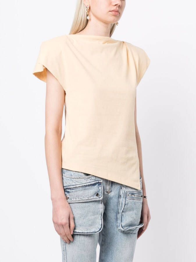 ISABEL MARANT Asymmetrisch T-shirt Beige