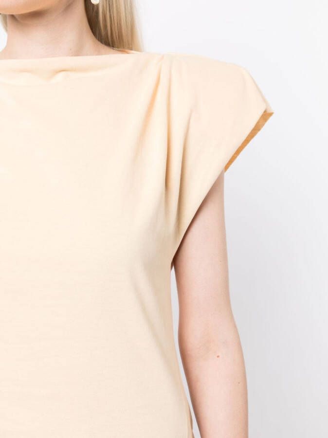 ISABEL MARANT Asymmetrisch T-shirt Beige
