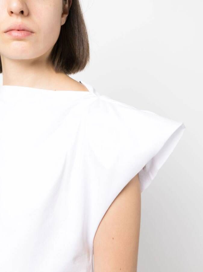 ISABEL MARANT Asymmetrisch T-shirt Wit