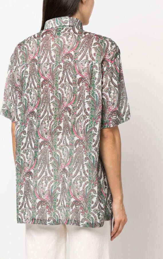 ISABEL MARANT Blouse met paisley-print Wit
