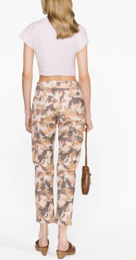 ISABEL MARANT Evalia cropped jeans Bruin
