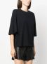 ISABEL MARANT Ben T-shirt van biologisch katoen Zwart - Thumbnail 3