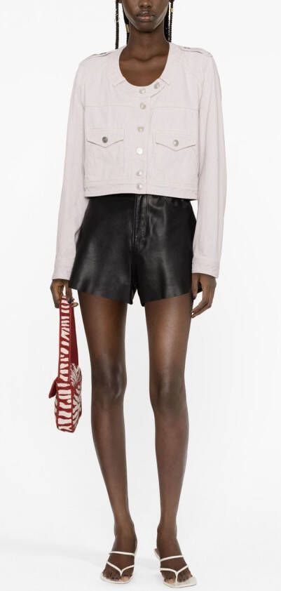 ISABEL MARANT Valene denim jack Roze