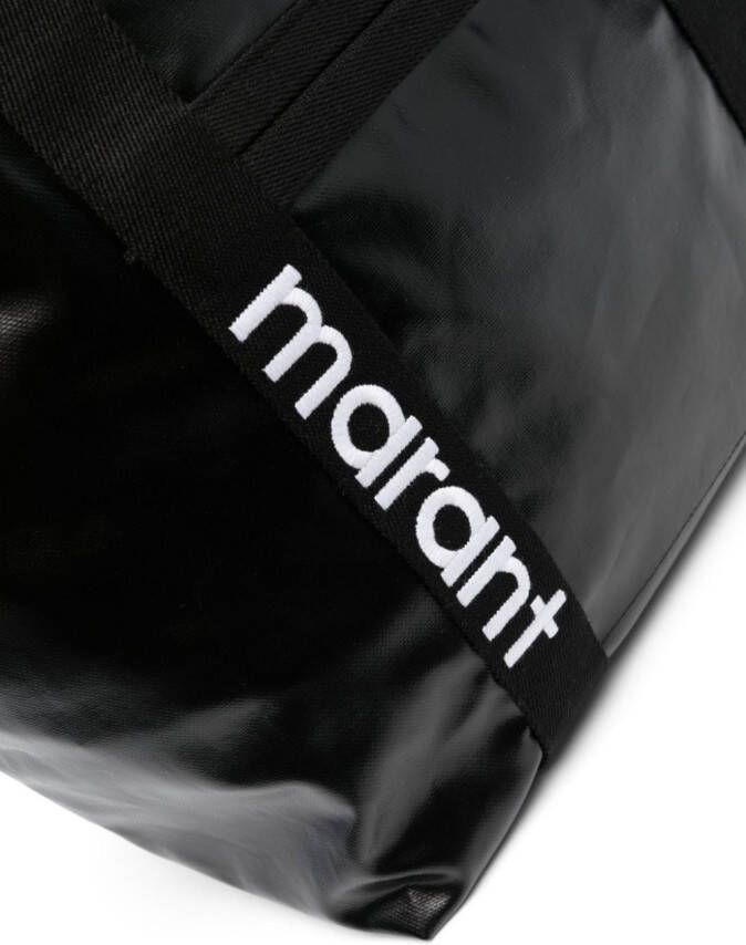 ISABEL MARANT Darwen shopper met geborduurd logo Zwart