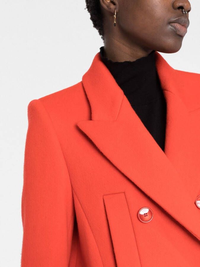 ISABEL MARANT Jas met dubbele rij knopen Rood