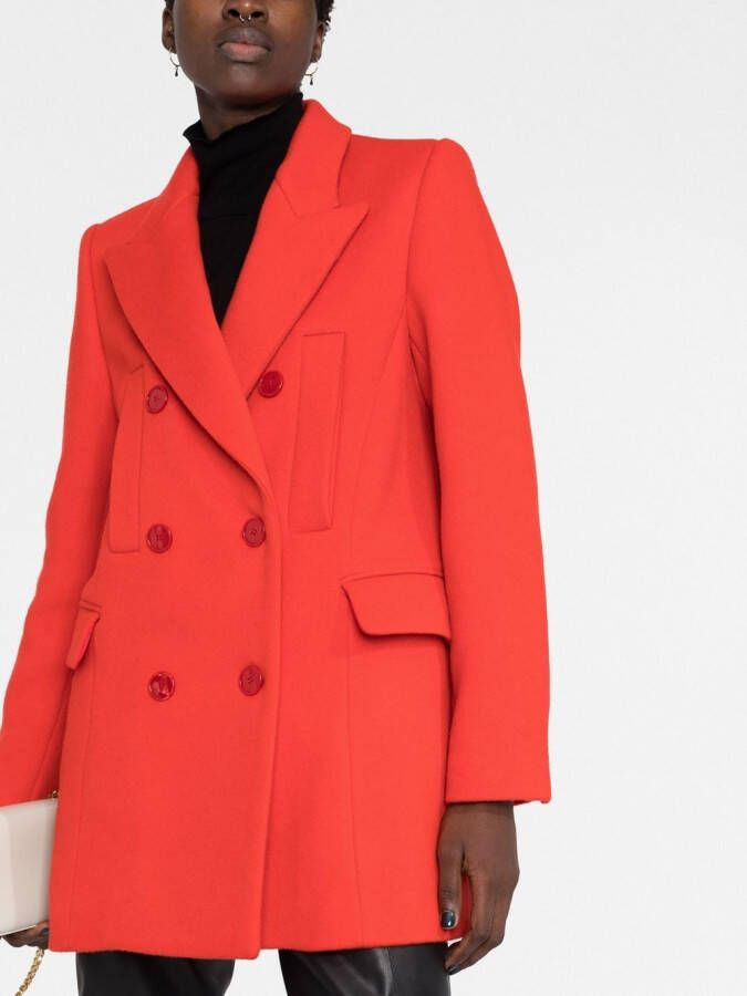 ISABEL MARANT Jas met dubbele rij knopen Rood