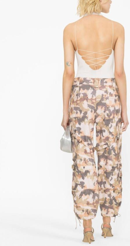 ISABEL MARANT Broek met print Beige