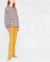 MARANT ÉTOILE Blouse met abstracte print Beige - Thumbnail 4