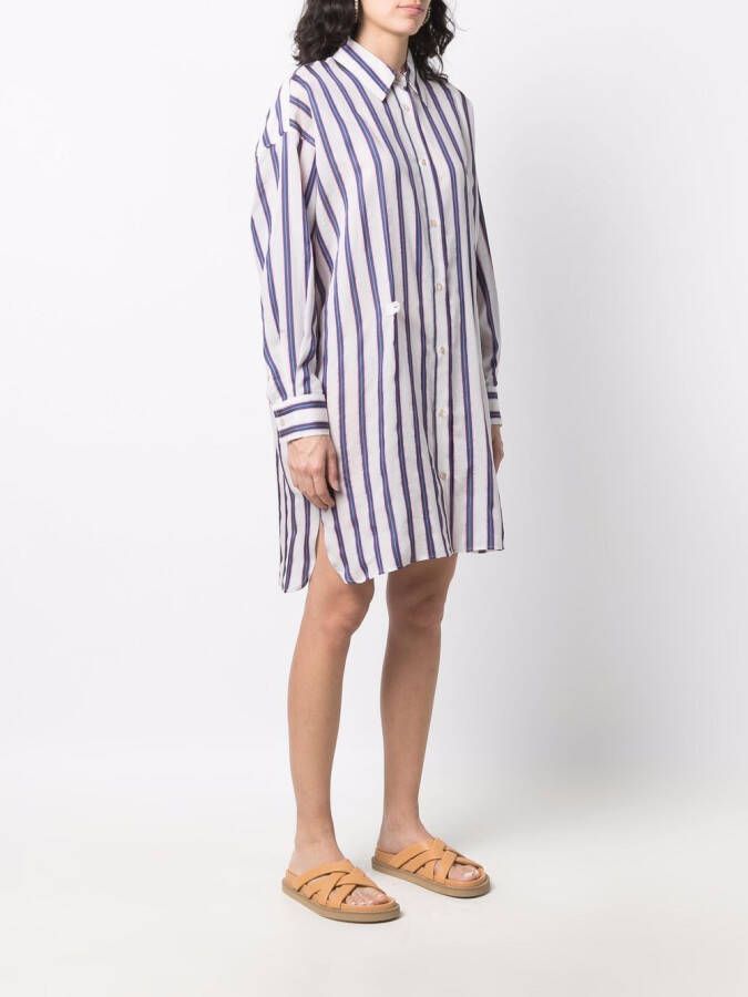 Isabel Marant Étoile Blousejurk met strepen Blauw