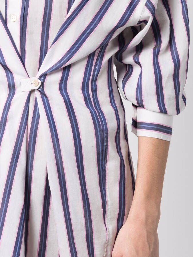 Isabel Marant Étoile Blousejurk met strepen Blauw