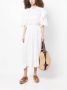 MARANT ÉTOILE Midi-jurk met afwerking van kant Wit - Thumbnail 2