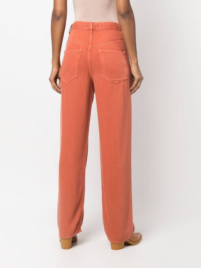 MARANT ÉTOILE High waist jeans Oranje
