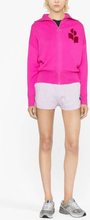 MARANT ÉTOILE Shorts met logoprint Roze