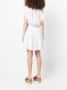MARANT ÉTOILE Mini-jurk met afwerking van kant Wit - Thumbnail 4