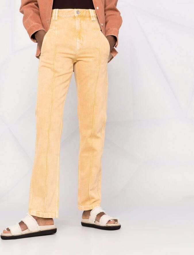 MARANT ÉTOILE Straight jeans Oranje