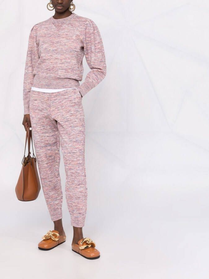 MARANT ÉTOILE Trainingsbroek met toelopende pijpen Roze