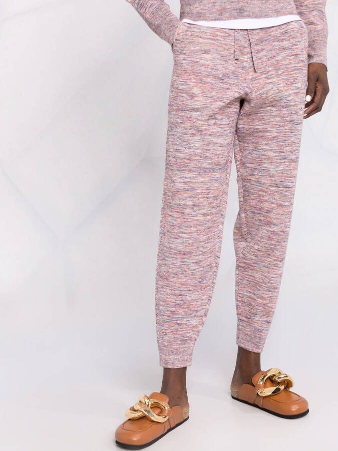 MARANT ÉTOILE Trainingsbroek met toelopende pijpen Roze